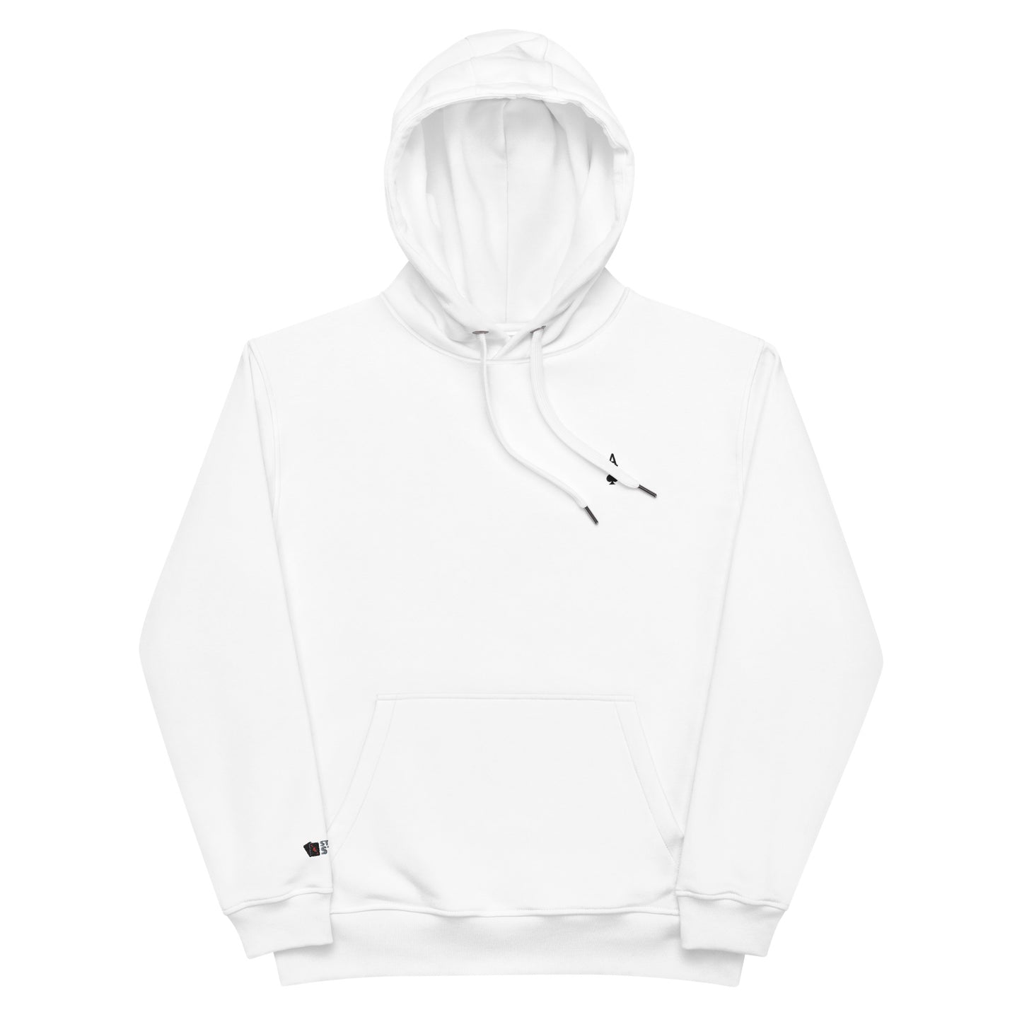 Poker Premium Eco Hoodie - Hooded View