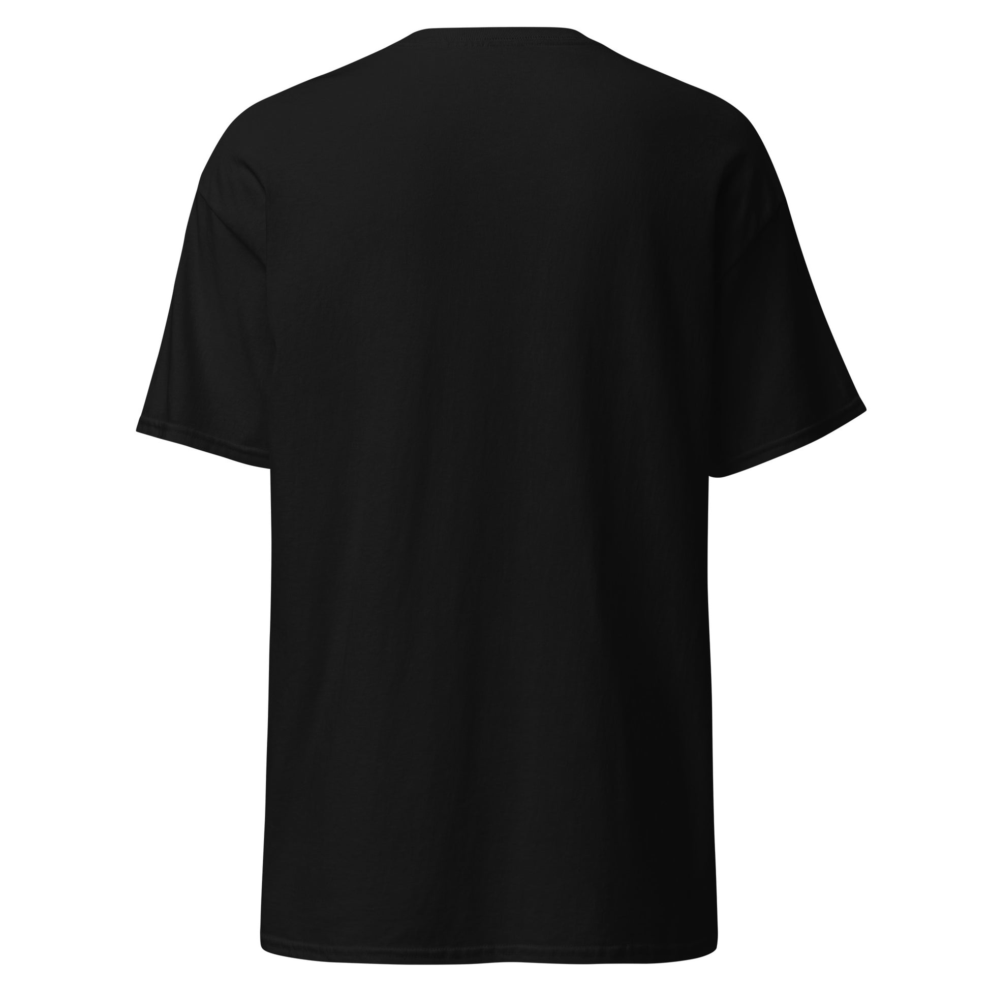 All In Poker Shirt - Back View Black | Rear Design of Black Poker Shirt