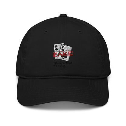 Poker Embroidered Fashion Hat